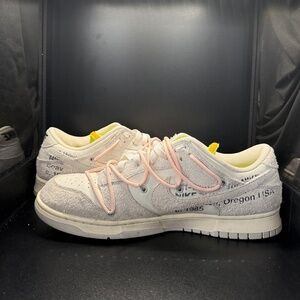 Nike Dunk Low "Off White Lot 12" size 13, like new